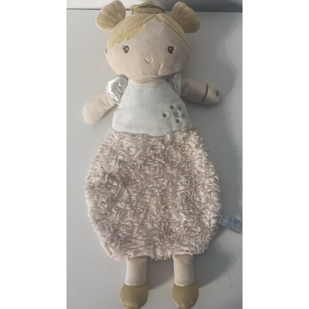 Douglas Baby Princess 17" Plush Lovey Doll Security Blanket Pink Cuddle Toy